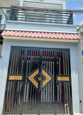 Nhà 1 lầu, đường xe ô tô Lê Văn Khương 400m, Gần chợ Gấu, Đông Thạnh 5, Hóc Môn